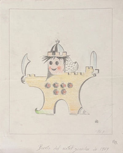 Cartel Moros y Cristianos 1969 — detalle